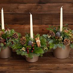 Nordic Candle Table Arrangement  