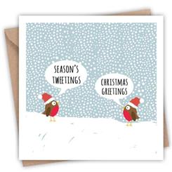 Seasons tweeting card