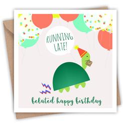 Greeting Card Running Late