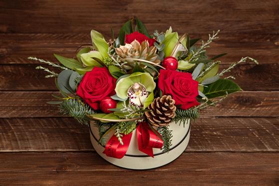 Winter Time Hat Box - Main Image